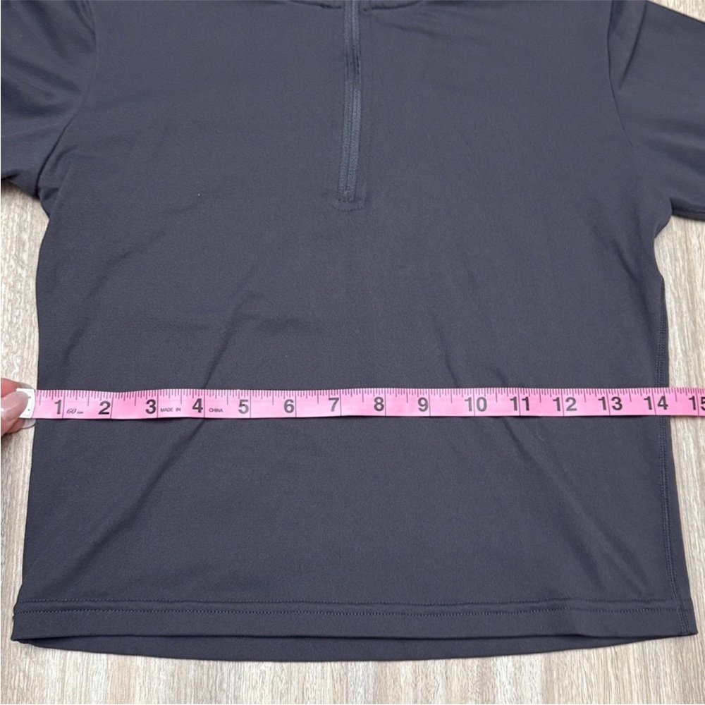 Paragon Fitwear quarter zip long sleeve jacket size medium in tan / taupe color - Picture 8 of 8